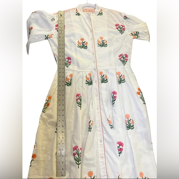 Floral Embroidered Long Sleeve Dress - Picture 5 of 6